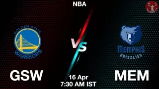 GSW vs MEM NBA Match Previews