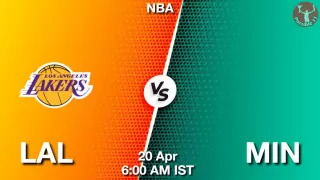 LAL vs MIN NBA Match Previews