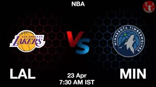 LAL vs MIN NBA Match Previews