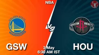 GSW vs HOU NBA Match Previews