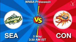 SEA vs CON NBA Match Previews
