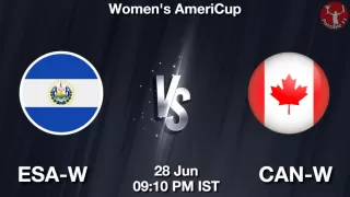 ESA-W vs CAN-W Matcch Previews