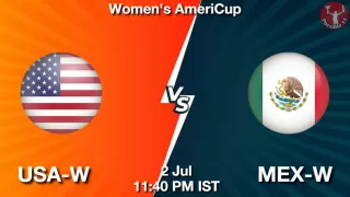 USA-W vs MEX-W Matcch Previews