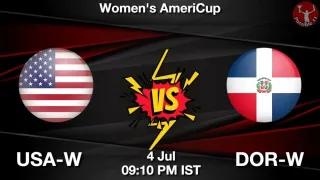 USA-W vs DOR-W Matcch Previews