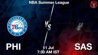 PHI vs SAS NBA Match Previews