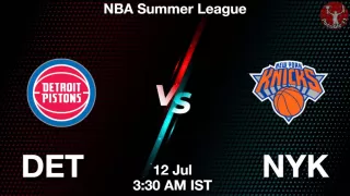 DET vs NYK NBA Match Previews