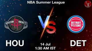 HOU vs DET NBA Match Previews