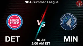 DET vs MIN NBA Match Previews