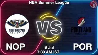 NOP vs POR NBA Match Previews