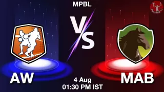 AW vs MAB Matcch Previews