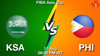 KSA vs PHI Matcch Previews