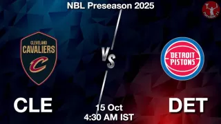 CLE vs DET NBA Match Previews