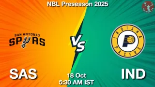 SAS vs IND NBA Match Previews