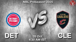 DET vs CLE NBA Match Previews