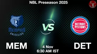 MEM vs DET NBA Match Previews