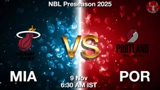 MIA vs POR NBA Match Previews