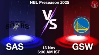 SAS vs GSW NBA Match Previews