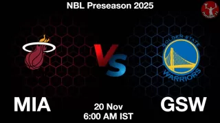 MIA vs GSW NBA Match Previews