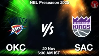 OKC vs SAC NBA Match Previews