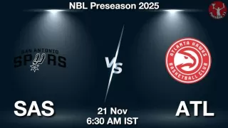 SAS vs ATL NBA Match Previews