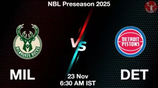 MIL vs DET NBA Match Previews