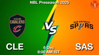CLE vs SAS NBA Match Previews