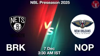 BRK vs NOP NBA Match Previews