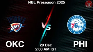 OKC vs PHI NBA Match Previews