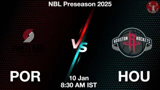 POR vs HOU NBA Match Previews