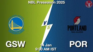 GSW vs POR NBA Match Previews