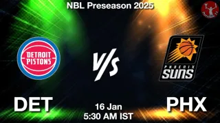 DET vs PHX NBA Match Previews