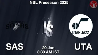 SAS vs UTA NBA Match Previews