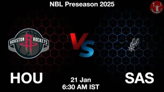 HOU vs SAS NBA Match Previews