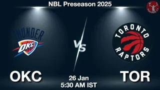OKC vs TOR NBA Match Previews