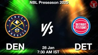 DEN vs DET NBA Match Previews