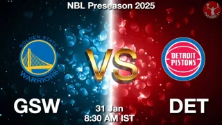 GSW vs DET NBA Match Previews