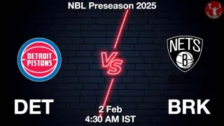 DET vs BRK NBA Match Previews
