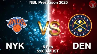 NYK vs DEN NBA Match Previews