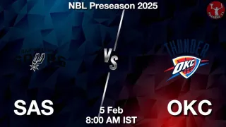 SAS vs OKC NBA Match Previews