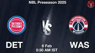 DET vs WAS NBA Match Previews