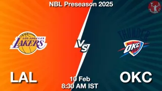 LAL vs OKC NBA Match Previews