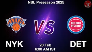 NYK vs DET NBA Match Previews