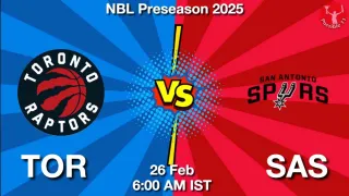 TOR vs SAS NBA Match Previews