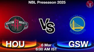 HOU vs GSW NBA Match Previews