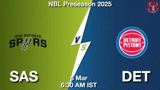 SAS vs DET NBA Match Previews