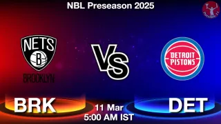 BRK vs DET NBA Match Previews