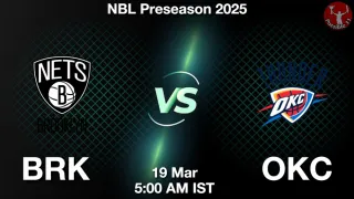 BRK vs OKC NBA Match Previews