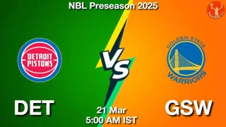 DET vs GSW NBA Match Previews