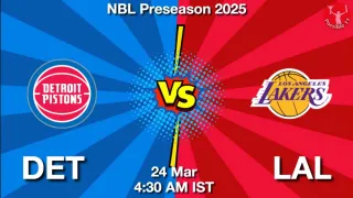 DET vs LAL NBA Match Previews