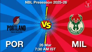 POR vs MIL NBA Match Previews